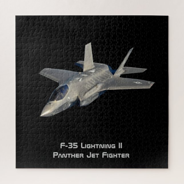 Puzzle F-35 Lightning II Panther Jet Fighter (Vertical)