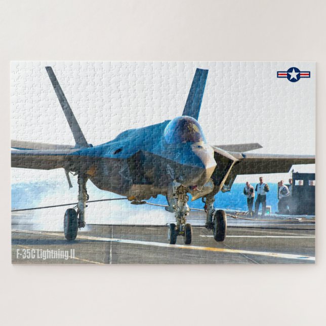 Puzzle F-35C LIGHTNING II (20 x 30 POUCES) (Horizontal)