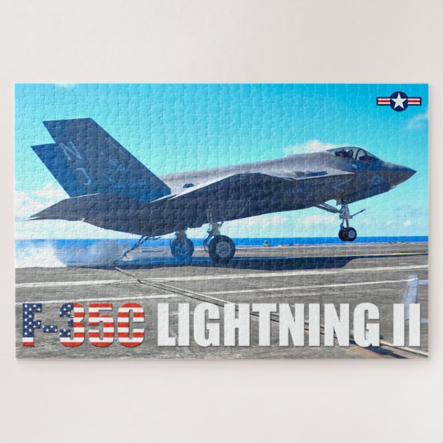 Puzzle F-35C LIGHTNING II (20 x 30 POUCES) (Horizontal)