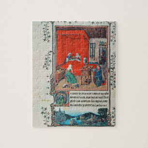 Puzzle f.93v la naissance de Jean-Baptist et du Baptis