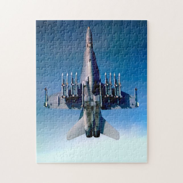 Puzzle F/A-18C HORNET (11 x 14 POUCES) (Vertical)