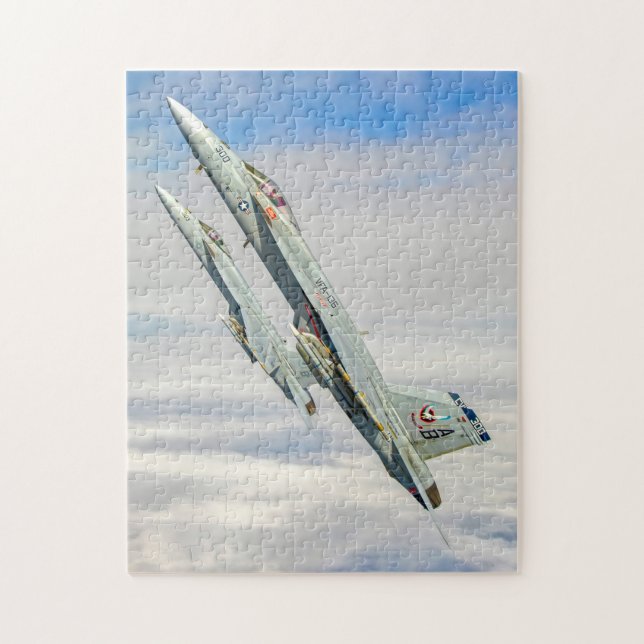 Puzzle F/A-18E SUPER HORNET (11x14 POUCES) (Vertical)