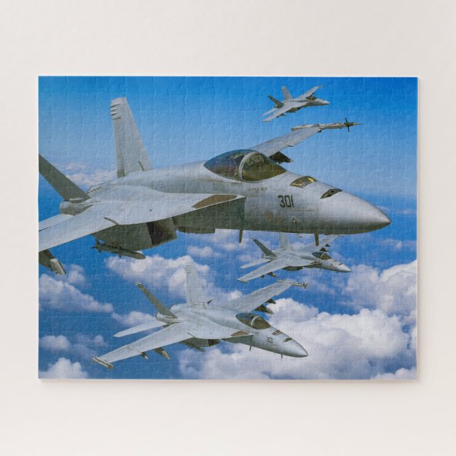 Puzzle F/A-18E SUPER HORNET (16 x 20 POUCES) (Horizontal)