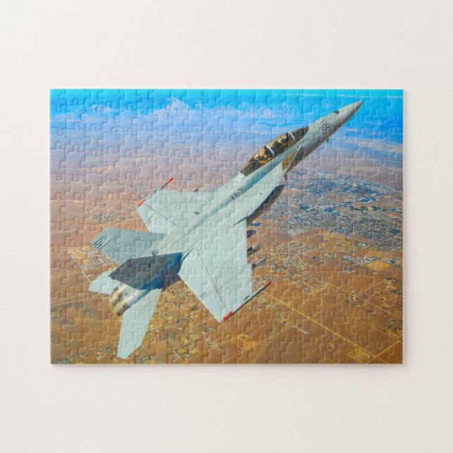 Puzzle F/A-18F SUPER HORNET (11x14 POUCES) (Horizontal)