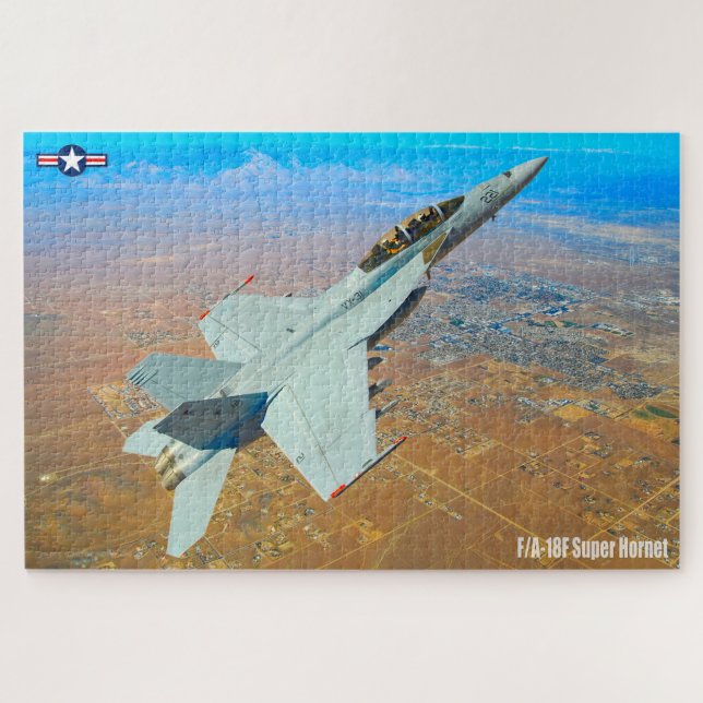 Puzzle F/A-18F SUPER HORNET (20 x 30 POUCES) (Horizontal)
