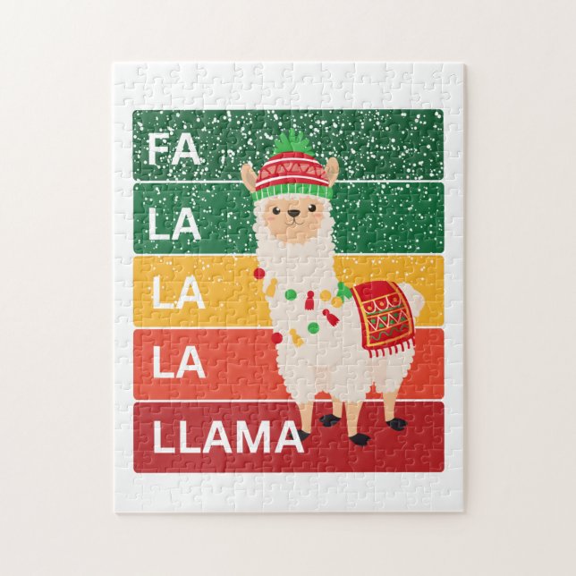PUZZLE FA LA LA LA LAMA (Vertical)
