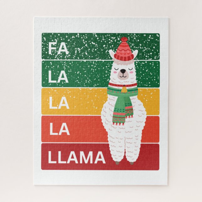 PUZZLE FA LA LA LA LAMA (Vertical)