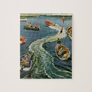 Puzzle Fabrication d'un sillage par des goupilles de Ben