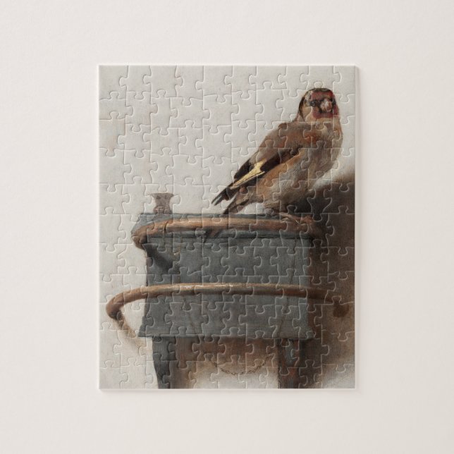Puzzle Fabritius The Goldfinch Peinture Art Imprimer (Vertical)