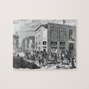 Puzzle Façade de l'hôtel Drouot, Paris, c.1852 (engravi