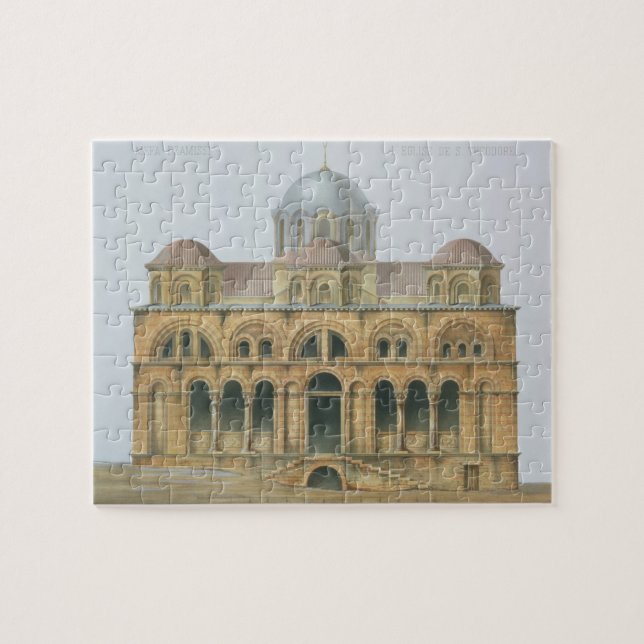 Puzzle Façade de Mefa Dzamissi, l'église de St Theodor (Horizontal)