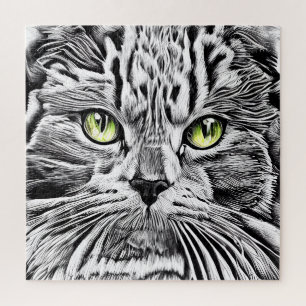 Puzzle Face de chat