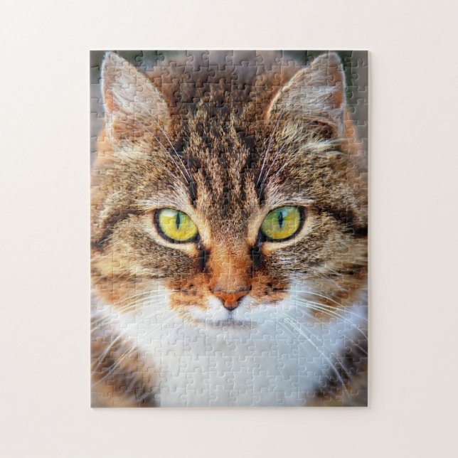 Puzzle Face de chat mignonne (Vertical)