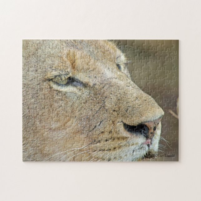 Puzzle Face de la lionne (Horizontal)