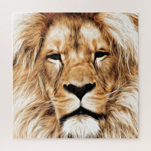 Puzzle face Lion