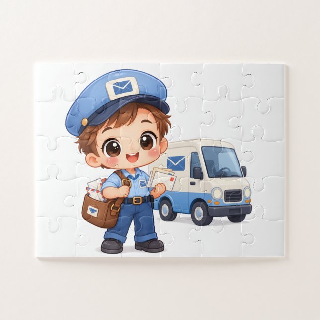 Puzzle Facteur joyeux (Horizontal)