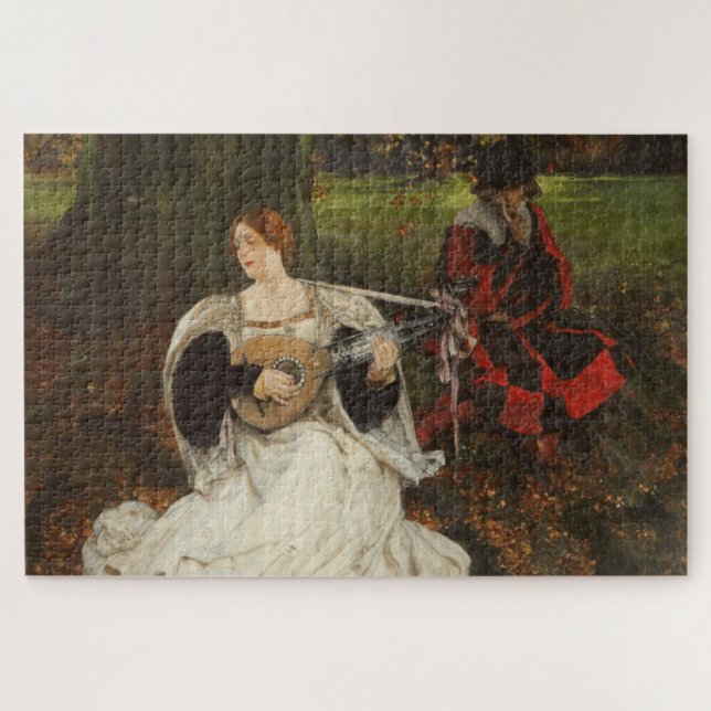 Puzzle Fair is my Love (par Edwin Austin Abbey) (Horizontal)