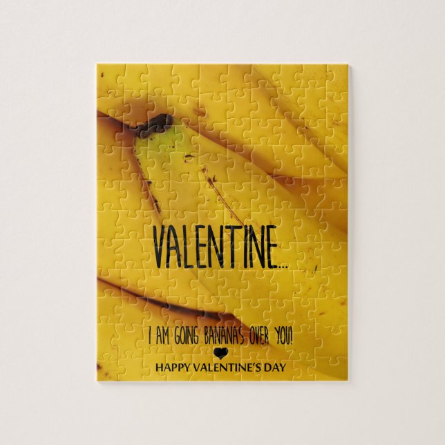 Puzzle Faire des bananes au-dessus de vous Saint-Valentin (Vertical)