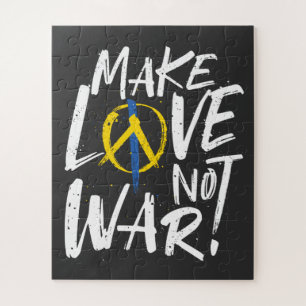 Puzzle Faire l'amour et non le soutien à la guerre en Ukr