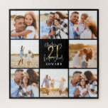 Puzzle Faire paraître 21 beau or noir photo anniversaire<br><div class="desc">Célébrez votre 21e anniversaire dans le style avec cet effet noir et or design 21e anniversaire. Un design moderne avec texte de script et graphismes en gras. Modifiez la couleur pour la customiser. Partie d'une collection.</div>
