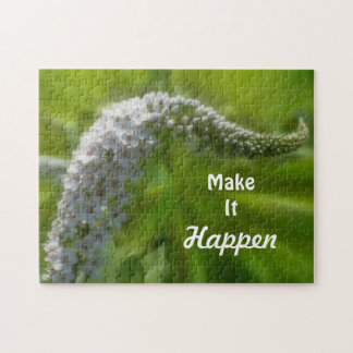 Puzzle Faire que cela arrive Citation Inspirante de Fleur