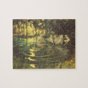 Puzzle Fairies Whirl par Arthur Black, Vintage Fairy Danc