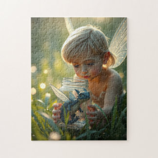 Puzzle Fairy a attrapé un bébé dragon