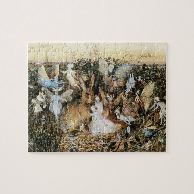Puzzle Fairy Twilight de John Anster Fitzgerald (Horizontal)