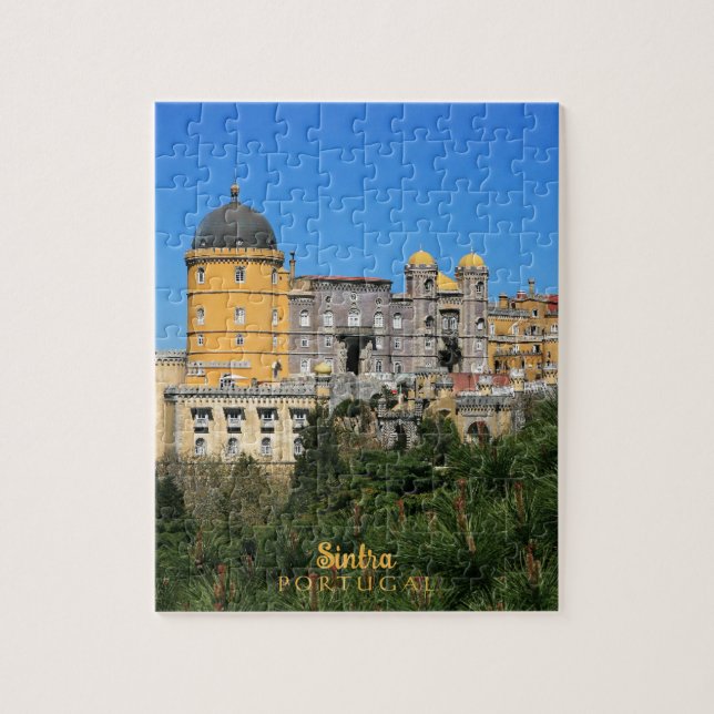 Puzzle Fairytale Sintra Palace photo, Portugal (Vertical)