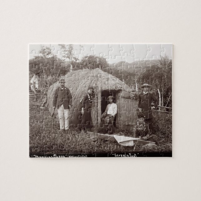 Puzzle Faisant Tappa, un tissu indigène, c.1875 (photo de (Horizontal)