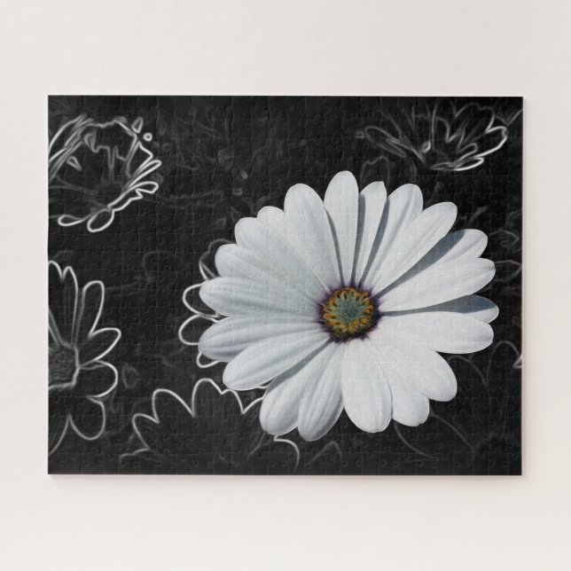 Puzzle Faisceaux et nuances de gris (Horizontal)