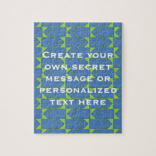 Puzzle fait sur commande de message d'amusement