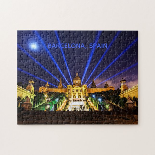 Puzzle fait sur commande de photo de BARCELONE des (Horizontal)