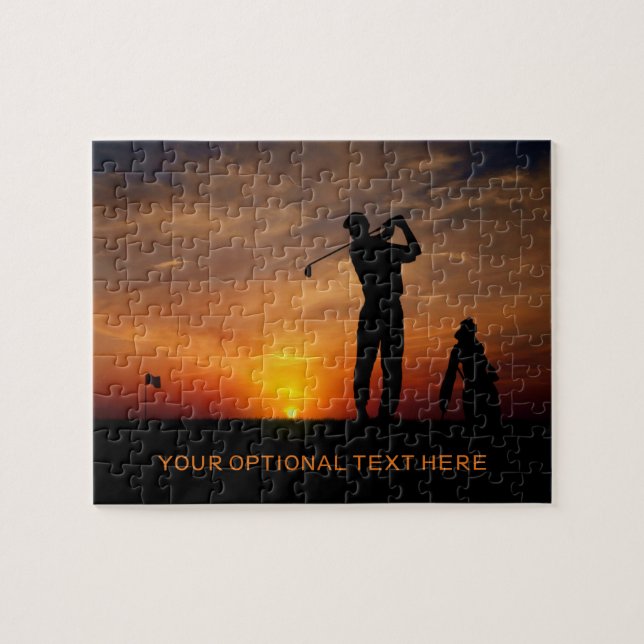 Puzzle fait sur commande des textes de coucher du (Horizontal)