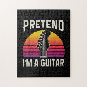 Puzzle Faites comme si je suis un costume de guitare amus