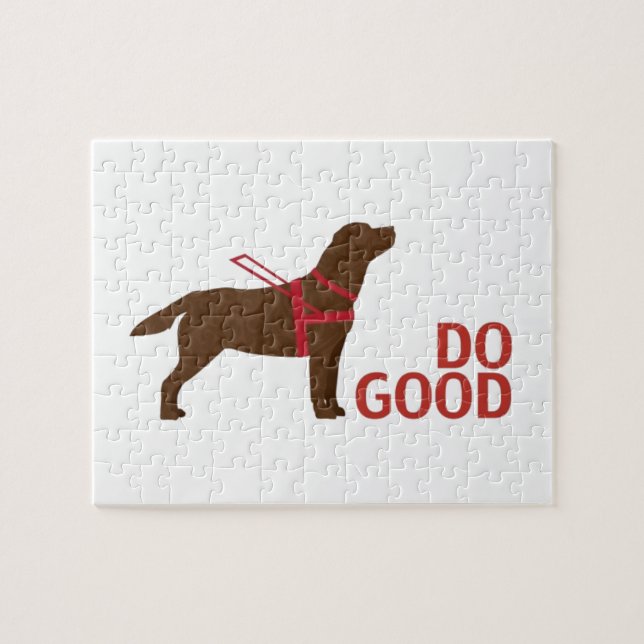 Puzzle Faites le bien - Service Dog - Laboratoire de choc (Horizontal)