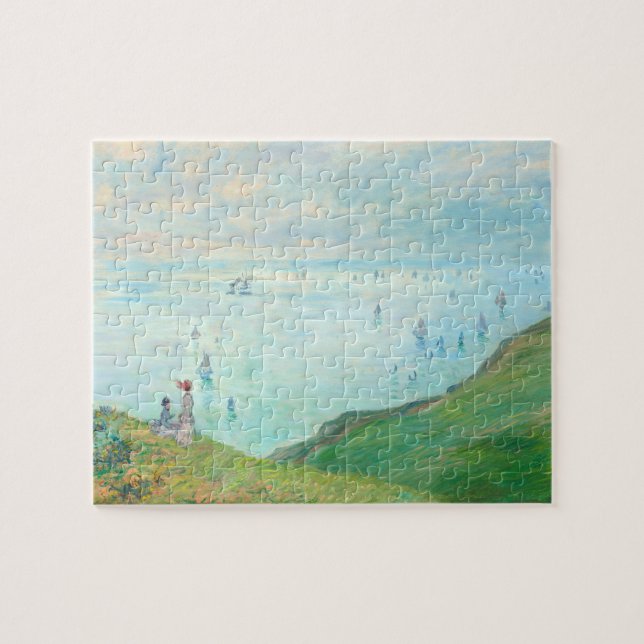 Puzzle Falaises de Monet à Pourville Fine Art (Horizontal)