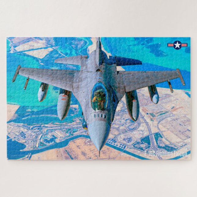 Puzzle FALCON DE COMBAT F-16C (20 x 30 POUCES) (Horizontal)