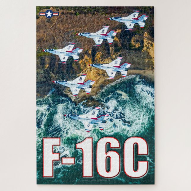 Puzzle FALCON DE COMBAT F-16C (20 x 30 POUCES) (Vertical)