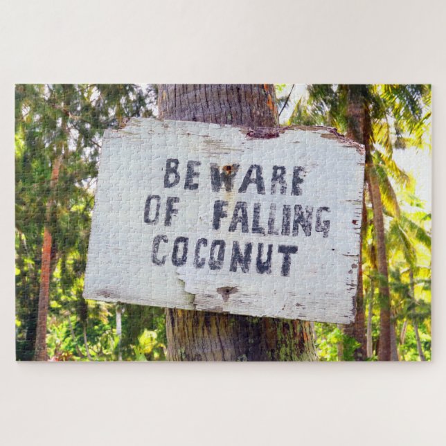 Puzzle FALLING COCONUTS 20 x 30 POUCES (Horizontal)