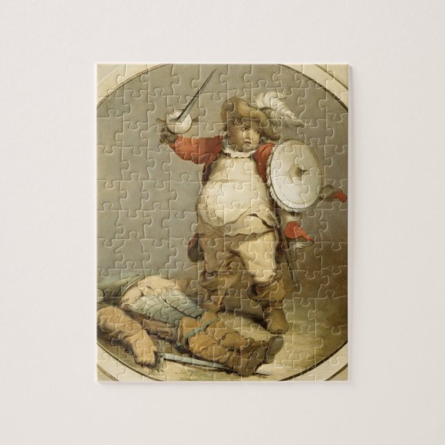 Puzzle Falstaff avec le corps de Hotspur, c.1786 (huile (Vertical)