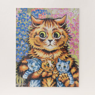 Puzzle Famille Cat   Louis Wain