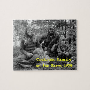 Puzzle Famille de Cockrum à la ferme 1975