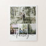 Puzzle Famille de collage de photos et de textes personna<br><div class="desc">Faites une famille personnalisée Photo keepsaké - puzzle de Ricaso - ajoutez vos propres photos et texte - photo collage cadeaux</div>