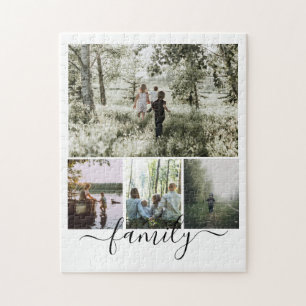 Puzzle Famille de collage de photos et de textes personna
