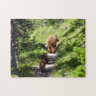 Puzzle Famille d'ours Brown