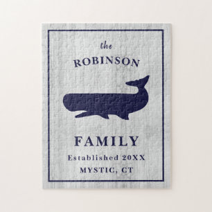 Puzzle Famille Nom nautique Rustique