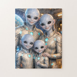 Puzzle Famille OVNI 