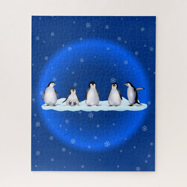 Puzzle Famille Penguin (Vertical)