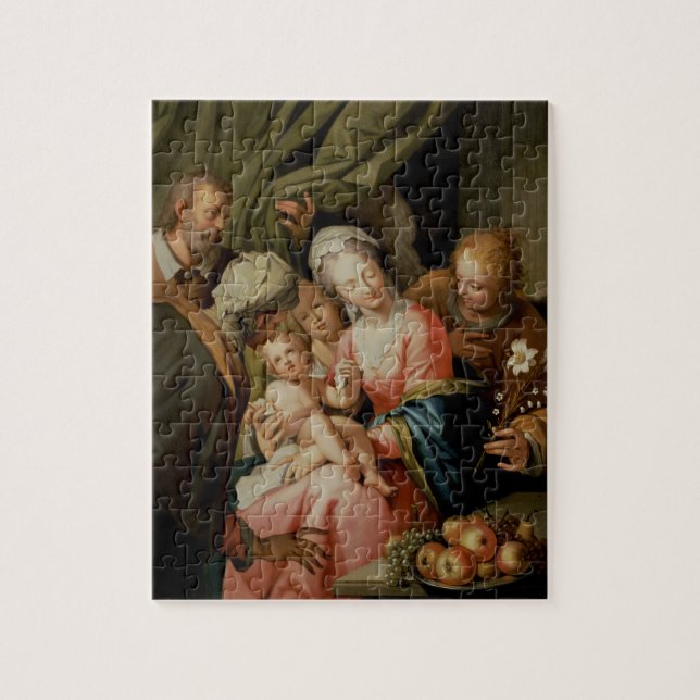 Puzzle Famille sainte avec St Anne (Vertical)